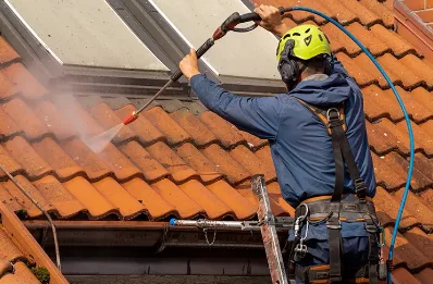 Démoussage et hydrofuge de toiture à Thélis-la-Combe